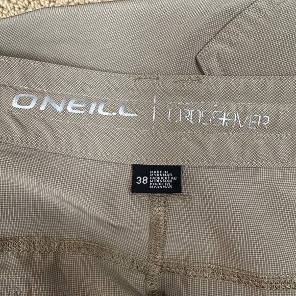 O'Neill Crossover Hybrid Shorts Cargo Pockets Stretch Hyperdry Dark Khaki 38 - Picture 8 of 15